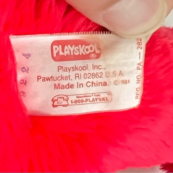 Vintage Sesame Street Cookie Monster and Elmo Plush by Playskool - Picture 9 of 10